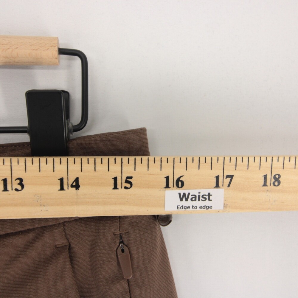 Lululemon Commission Pants Mens 31 Brown Warpstreme Slim Fit ABC Chinos - Picture 7 of 11